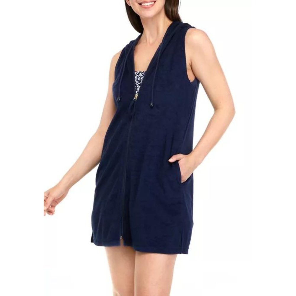 Kim Rogers Full Zip Swim Cover Up